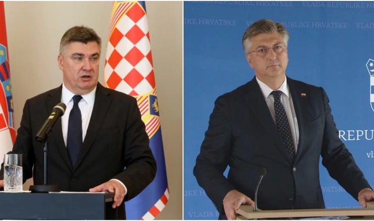 Zoran Milanović i Andrej Plenković 