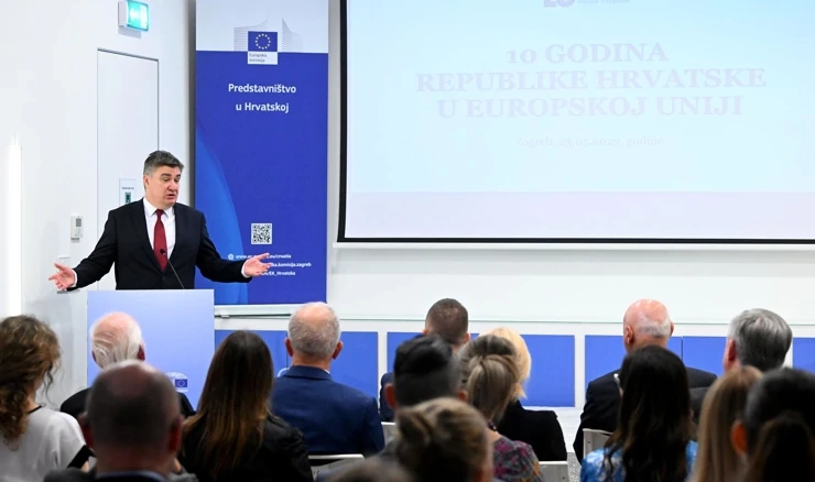 Milanović na konferenciji povodom obilježavanja 10 godina članstva Hrvatske u EU 