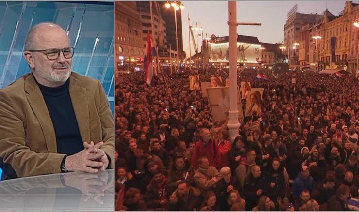Ante Letica; Prosvjed u Zagrebu protiv mjera