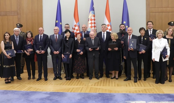 Milanović podijelio odlikovanja za kulturu, znanost, sport i gospodarstvo