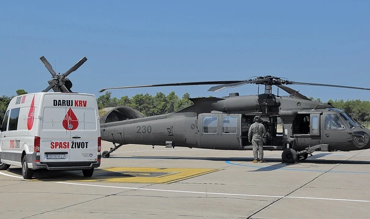 Helikopterom HRZ-a srce za transplantaciju stiglo iz Zadra u Zagreb