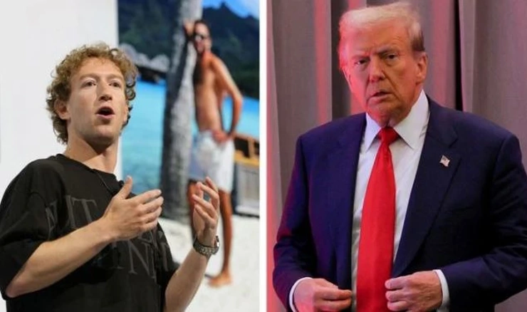 Mark Zuckerberg, Donald Trump