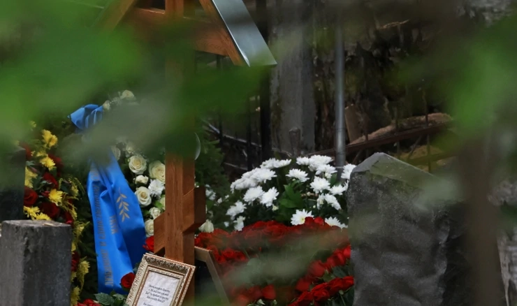 Prigožinov grob u Sankt Peterburgu
