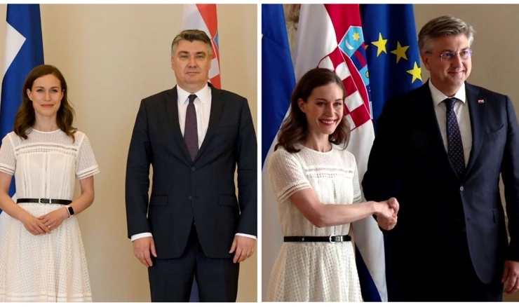 Finsku premijerku Sannu Marin primili predsjednici RH i Vlade