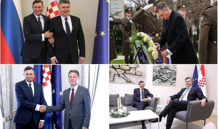 Predsjednik Slovenije Pahor u državnom posjetu Republici Hrvatskoj