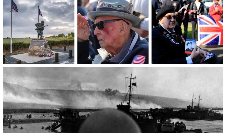 Ilustracija, obilježavanje iskrcavanja na Normandiju