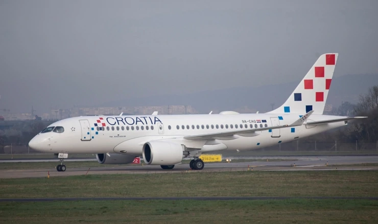 Croatia Airlines dočekao osmi novi zrakoplov Airbus A220