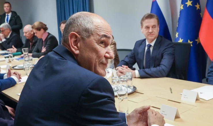 Janez Janša i Robert Golob