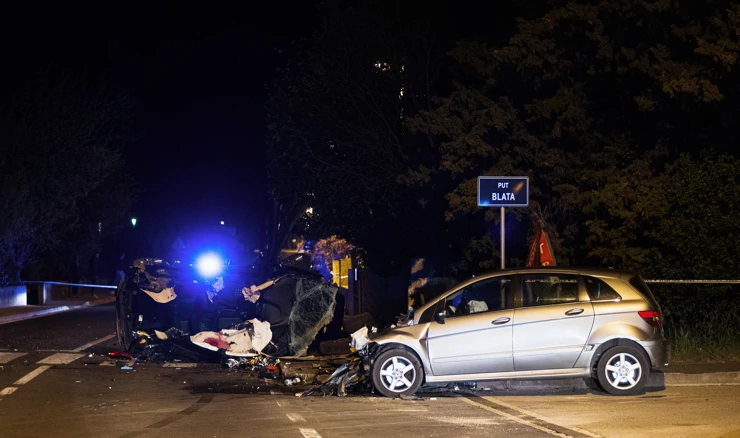 Prometna nesreća u Kožinu kod Zadra