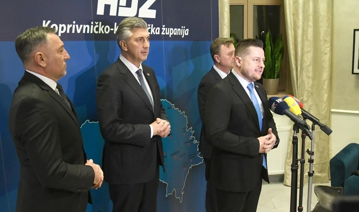 Plenković na obilježavanju 36. obljetnice osnivanja HDZ-a u Koprivničko-križevačkoj županiji