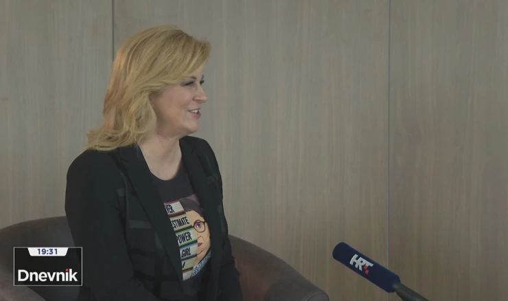 Kolinda Grabar-Kitarović u razgovoru za HRT