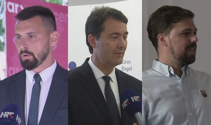 Bojan Ivošević, Zoran Đogaš i Igor Stanišić. 