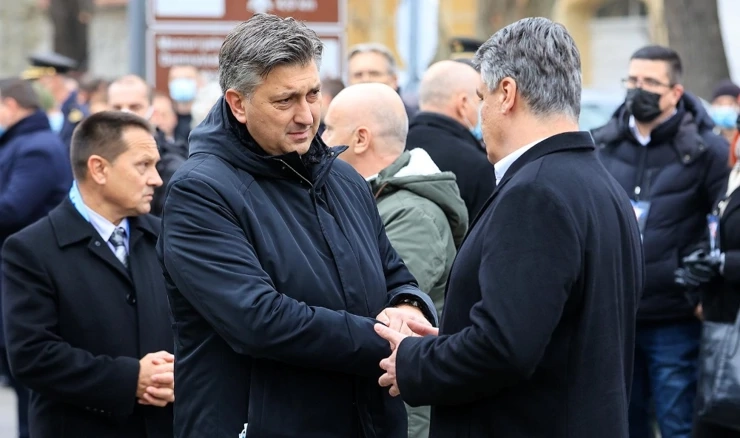 Premijer Andrej Plenković i predsjednik RH Zoran Milanović