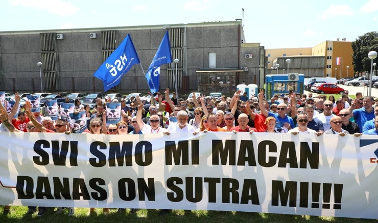 Prosvjed djelatnika hitne