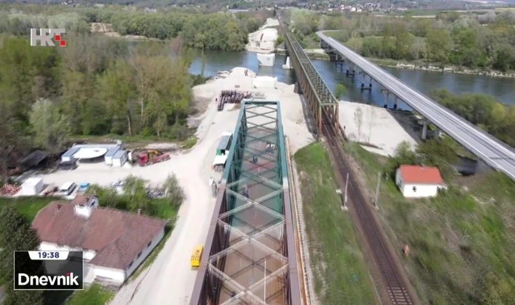 Kamera HRT-a na rekonstrukciji pruge Križevci-Koprivnica-Mađarska