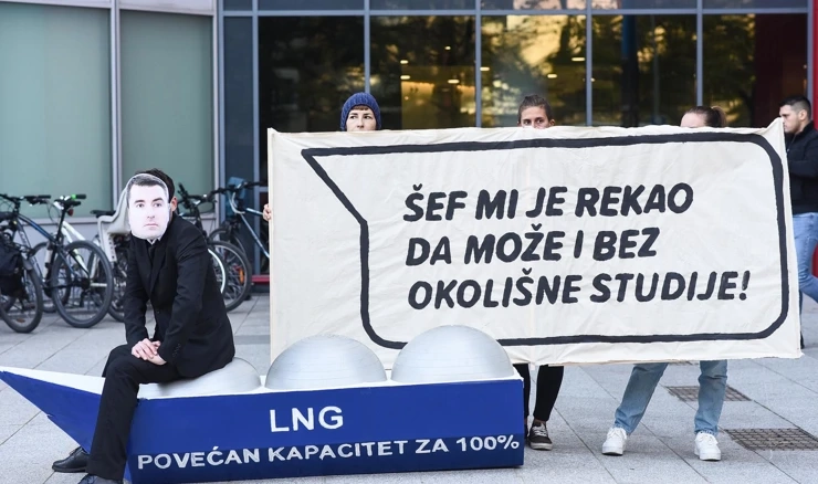 Zelena akcija protiv proširenja LNG terminala
