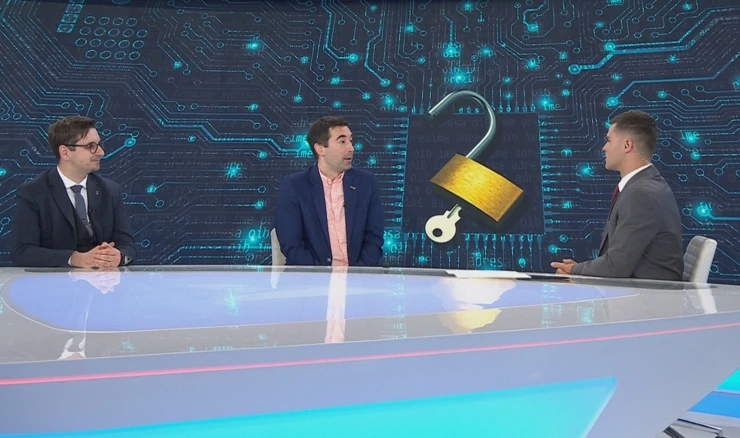 Tino Šokić i Petar Vušković u HRT-ovom Studiju 4