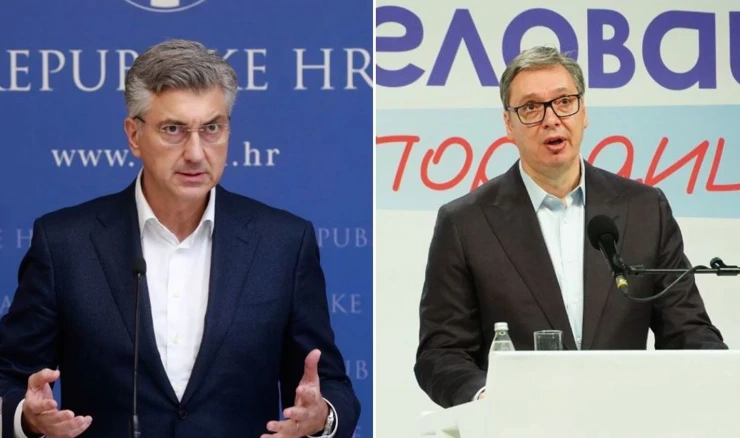 Andrej Plenković, Aleksandar Vučić 