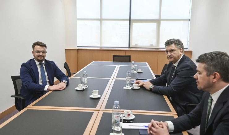 Sastanak Andreja Plenkovića i Davora Pranjića