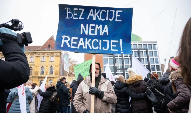 Adventski prosvjed prosvjetara
