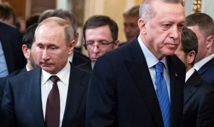 Arhivska fotografija: ruski predsjednik Putin u Moskvi s turskim predsjednikom Erdoganom