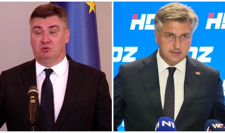 Predsjednik Republike Zoran Milanović i predsjednik Vlade Andrej Plenković
