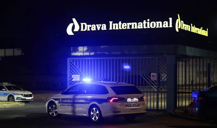 Požar u "Dravi International", tvrtki za preradu plastike