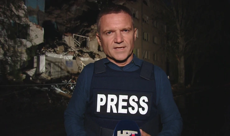 Dragan Nikolić iz Ukrajine za Dnevnik HTV-a