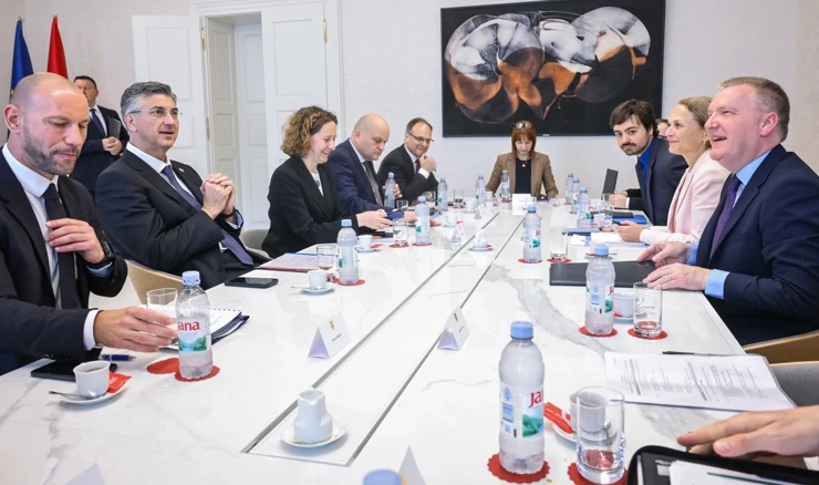 Premijer Plenković primio je EU povjerenika Michaela MchGratha 
