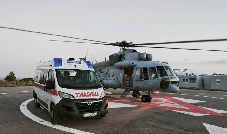 Helikopteri HRZ-a prevezli životno ugrožene pacijente