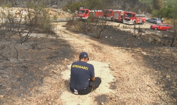 Požar kod Segeta Gornjeg