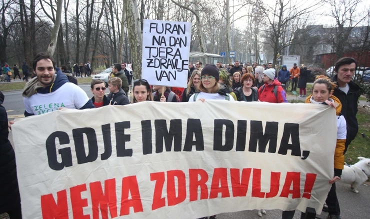 Prosvjed protiv spalionice Rebro