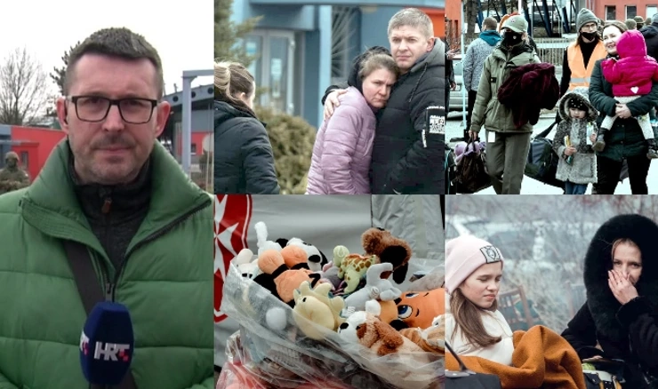 Igor Rotim na granici Slovačke i Ukrajine