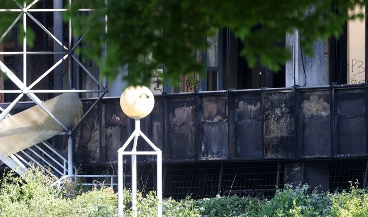 Požar u skladištu u Blatu