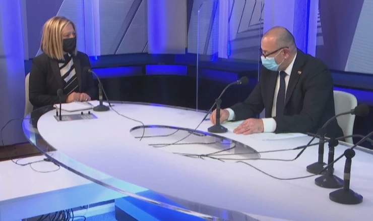 Ministar branitelja Tomo Medved u emisiji "A sada Vlada"