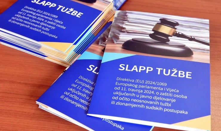 Brošura za suzbijanje SLAPP tužbi