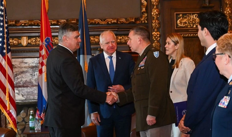 Predsjednik Milanović posjetio vojnu bazu Nacionalne garde Minnesote
