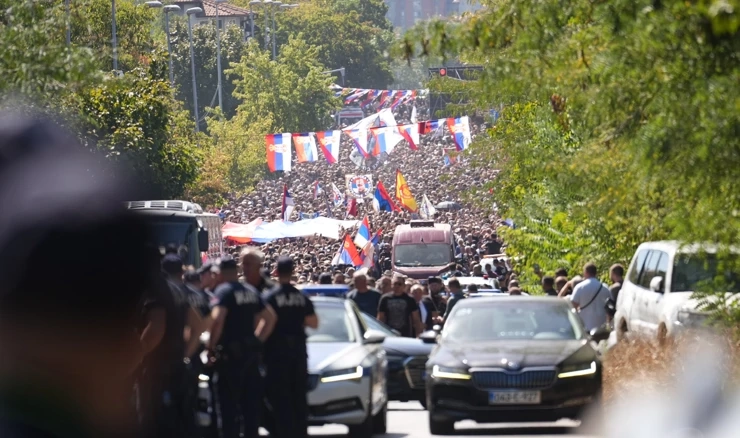 Pokop Ratka Mladića u Beogradu i reakcije u Sarajevu