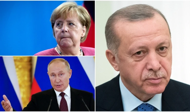 Angela Merkel, Vladimir Putin, Tayyip Erdogan