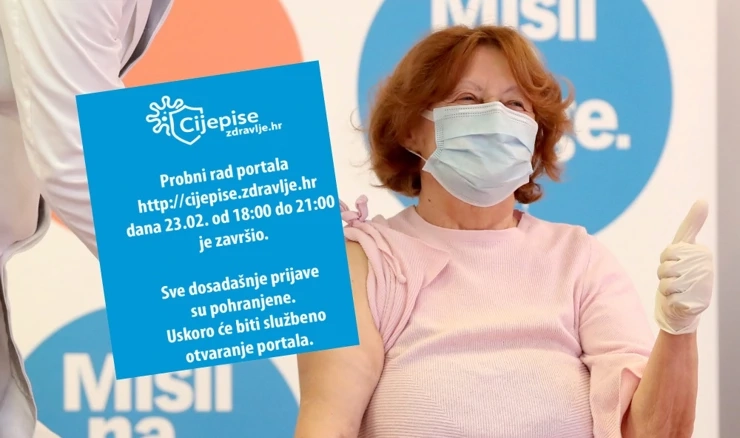 Završio je probni rad platforme za prijavu za cijepljenje