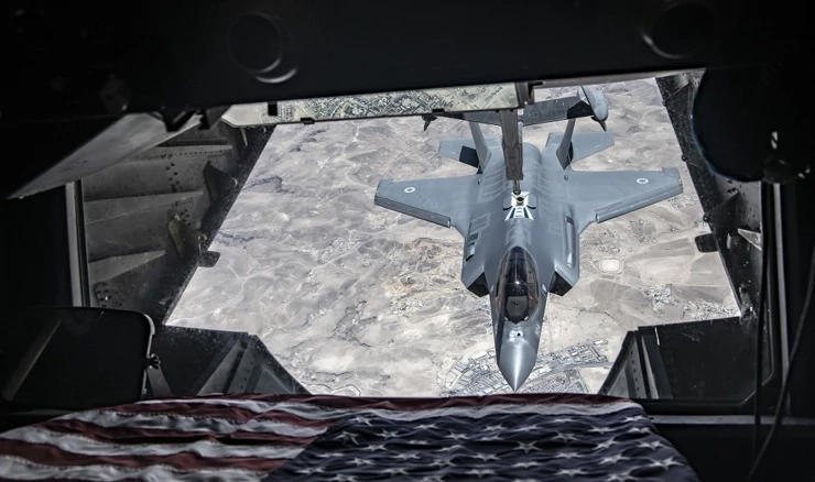 Dopuna gorivom izraelskog F-35 u zraku