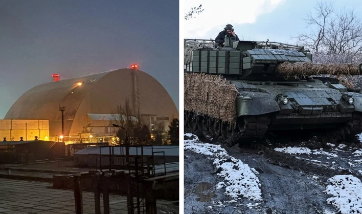 Oštećenje u N.E. Černobil / Ukrajinski Leopard 1A5 u Donecku