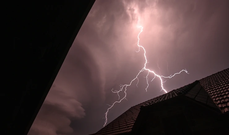 Munje iznad Zagreba