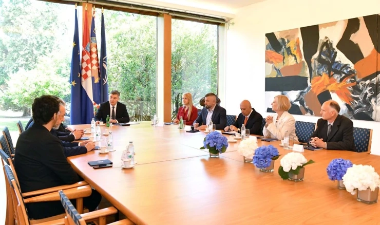 Predstavnici Hrvatske zajednice inovatora kod predsjednika Milanovića