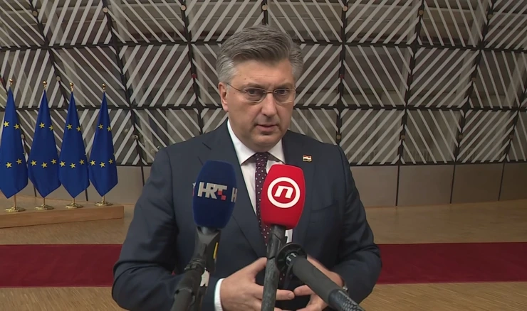 Andrej Plenković u Bruxellesu