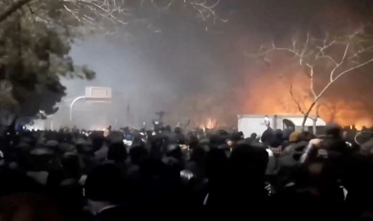 Prosvjed u Mašhadu, na sjeveroistoku Irana