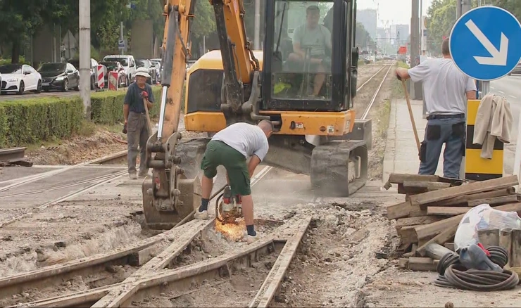 Radovi na raskrižju Savske ceste i Ulice grada Vukovara