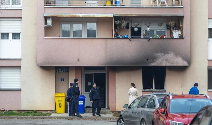 Svijeća uzrok požara u osječkom stanu