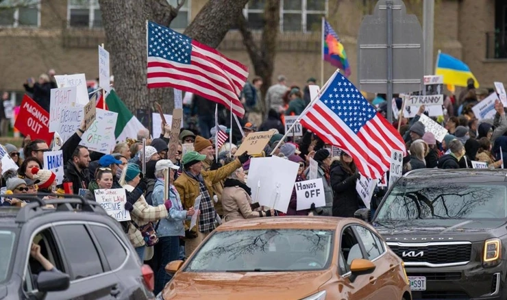 Demonstracije protiv Trumpa, 5. travnja 2025.