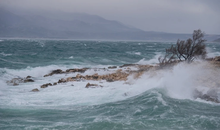 Orkanska bura na širem zadarskom području  